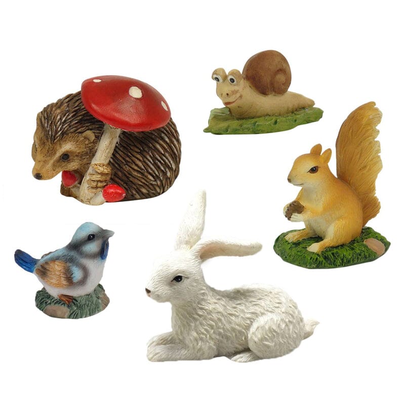 Forest Friends - Set of 5 Fairy Garden Animals Earth Fairy 