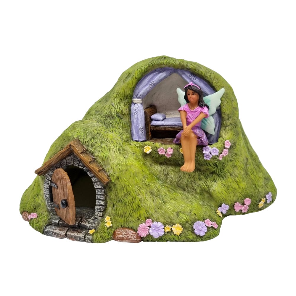 Hobbit House with Bed Fairy Houses The Willow Collection 