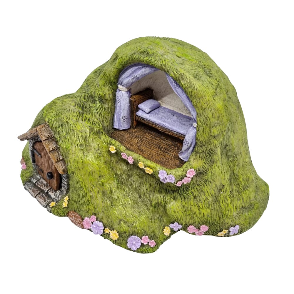 Hobbit House with Bed Fairy Houses The Willow Collection 