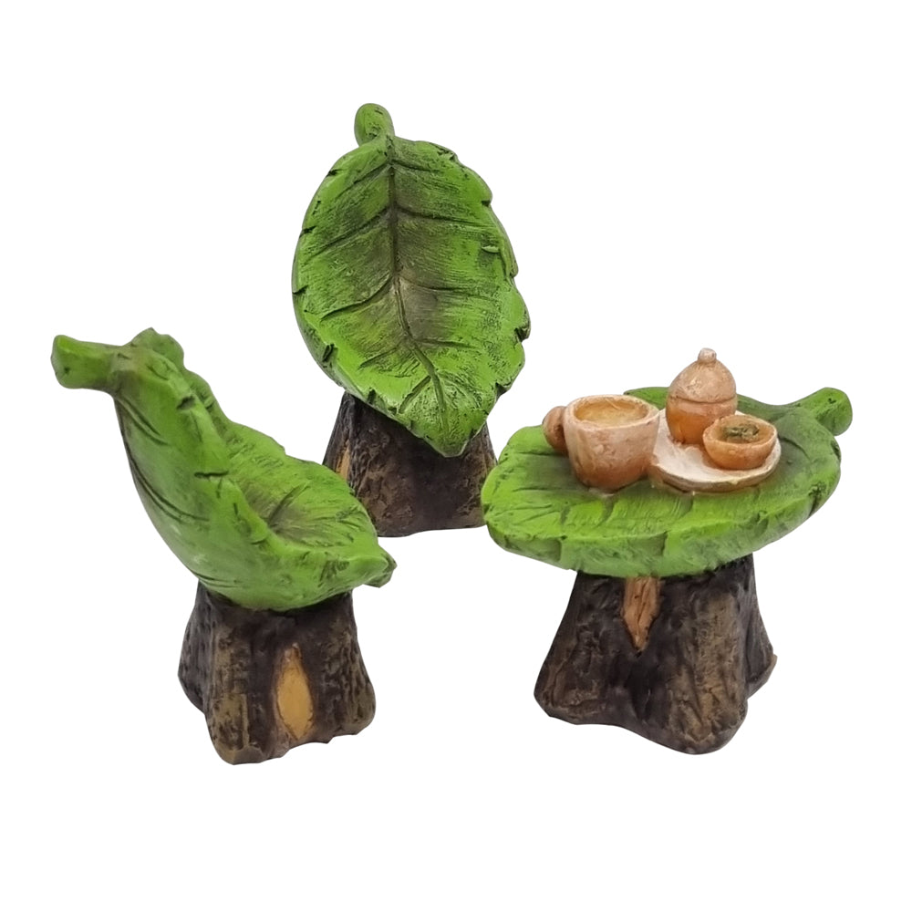 Leaf Furniture Set Fairy Garden Furniture The Willow Collection 