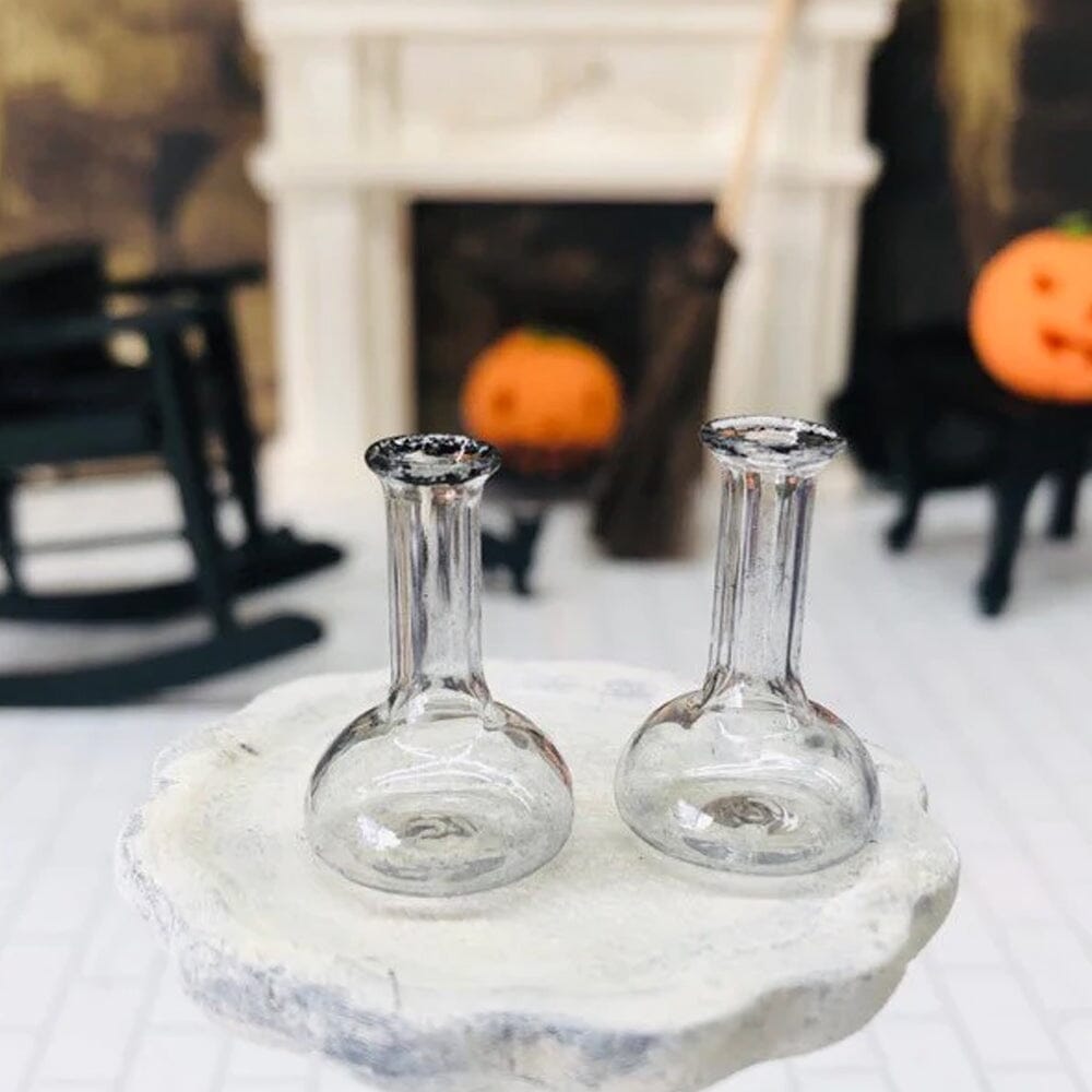 Apothecary Flask Fairy Garden Accessories Earth Fairy 