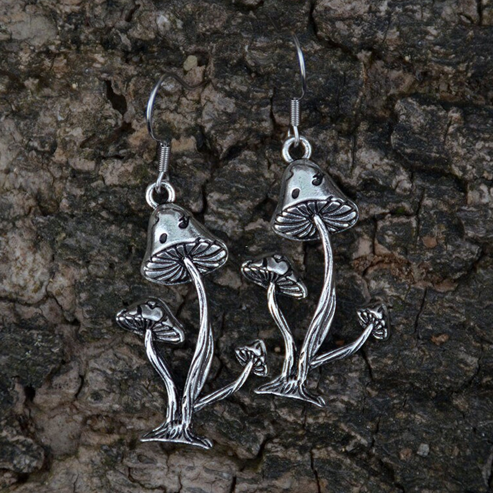 Mushroom Earrings Jewellery Earth Fairy 