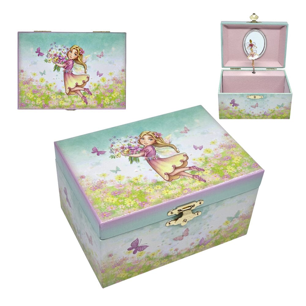 Spring Fairy Musical Jewellery Box Fairy Garden Accessories Earth Fairy 