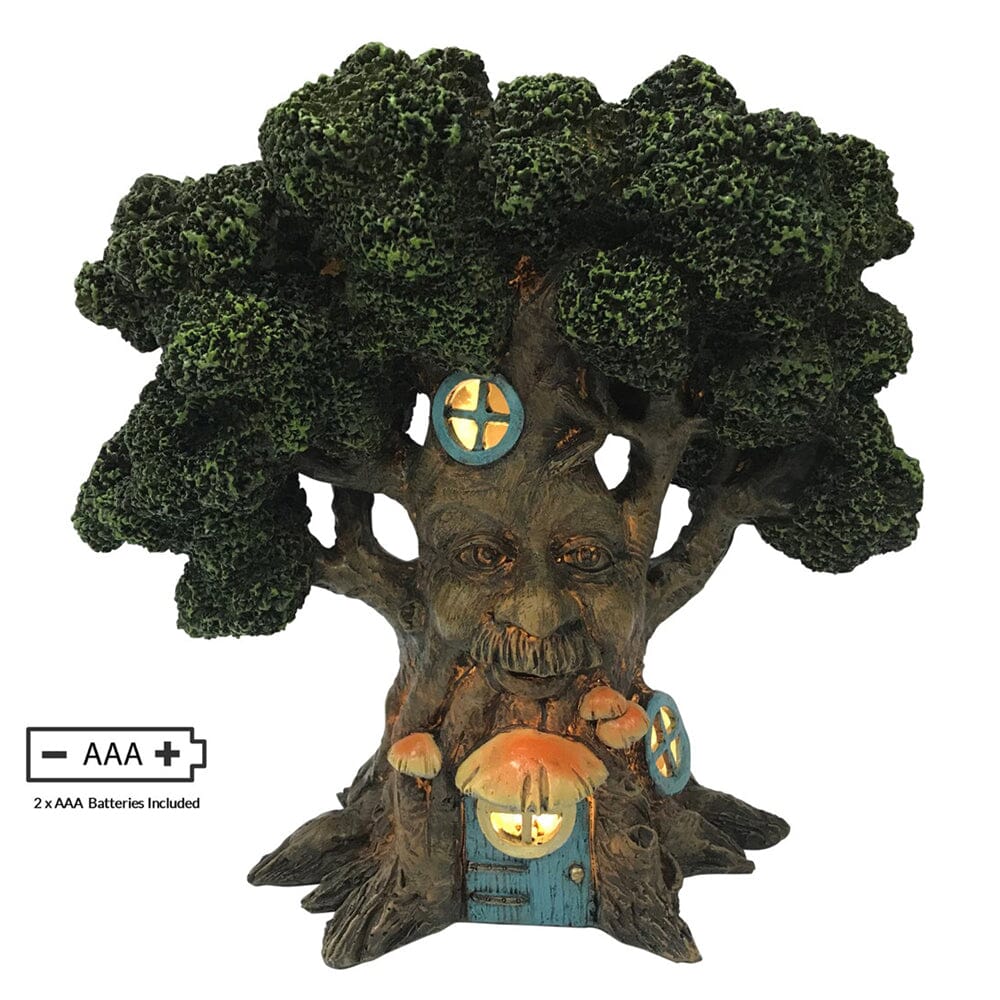Treant House with LED Fairy Houses Willow Collection 