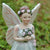 Ahvonne the Wedding Fairy, a miniature polystone garden fairy