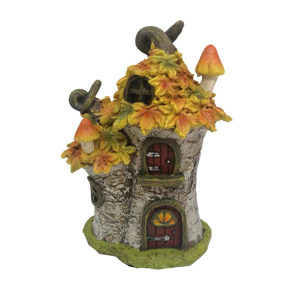Autumn Leaf Tree House Fairy Houses Earth Fairy 