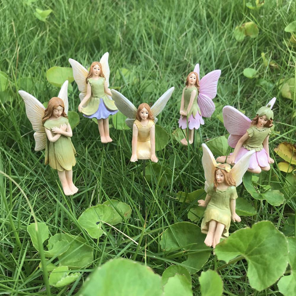 Shown as part of the &quot;Blossom Fairies - Set of 6 Fairies - in a garden setting