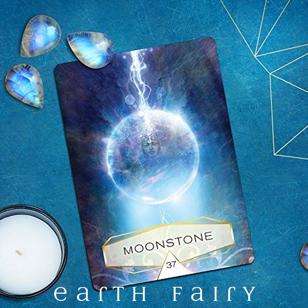 Crystal Spirits Oracle Cards, Moonstone, from The Crystal Collection by Earth Fairy