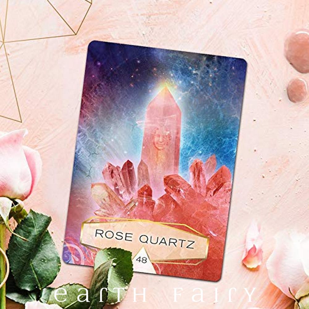 Crystal Spirits Oracle CardsRose Quartz, from The Crystal Collection by Earth Fairy