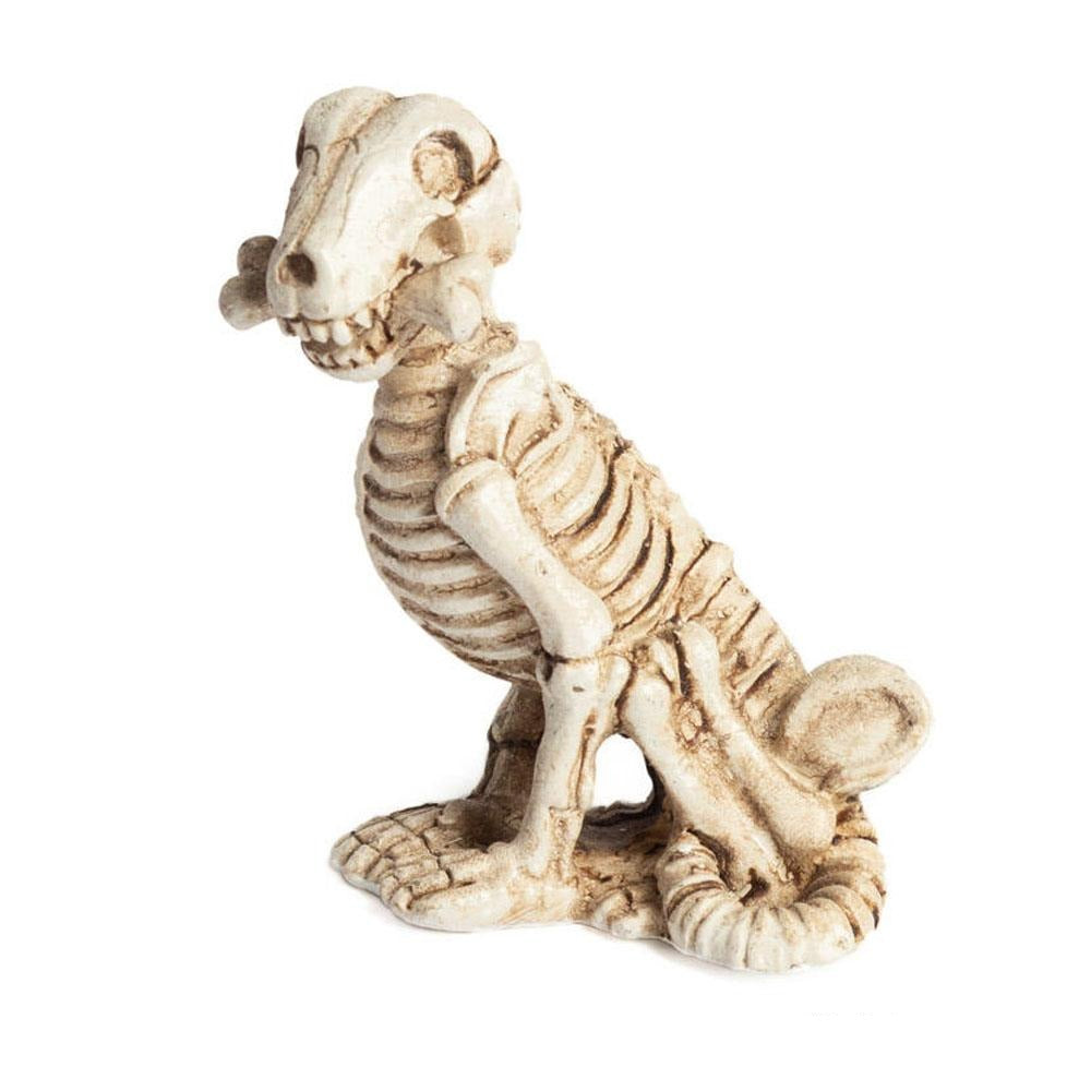 Miniature Dog Skeleton Figurine from The Fairy Garden Miniature Halloween Collection by Earth Fairy