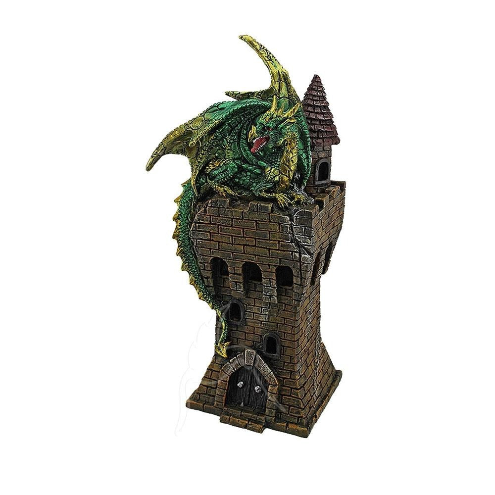 Dragon on a Tower - Green | Dragons &amp; Fantasy Giftware | Earth Fairy