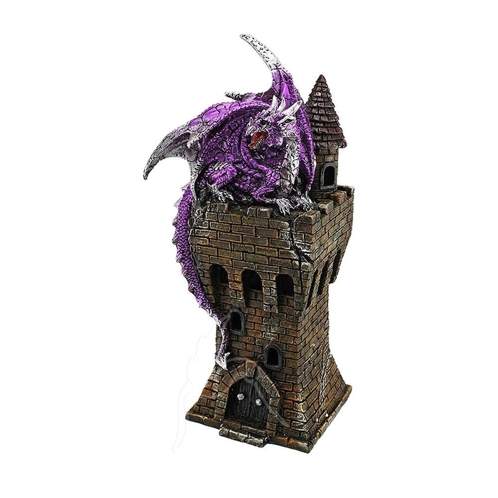 Dragon on a Tower - Purple | Dragons &amp; Fantasy Giftware | Earth Fairy