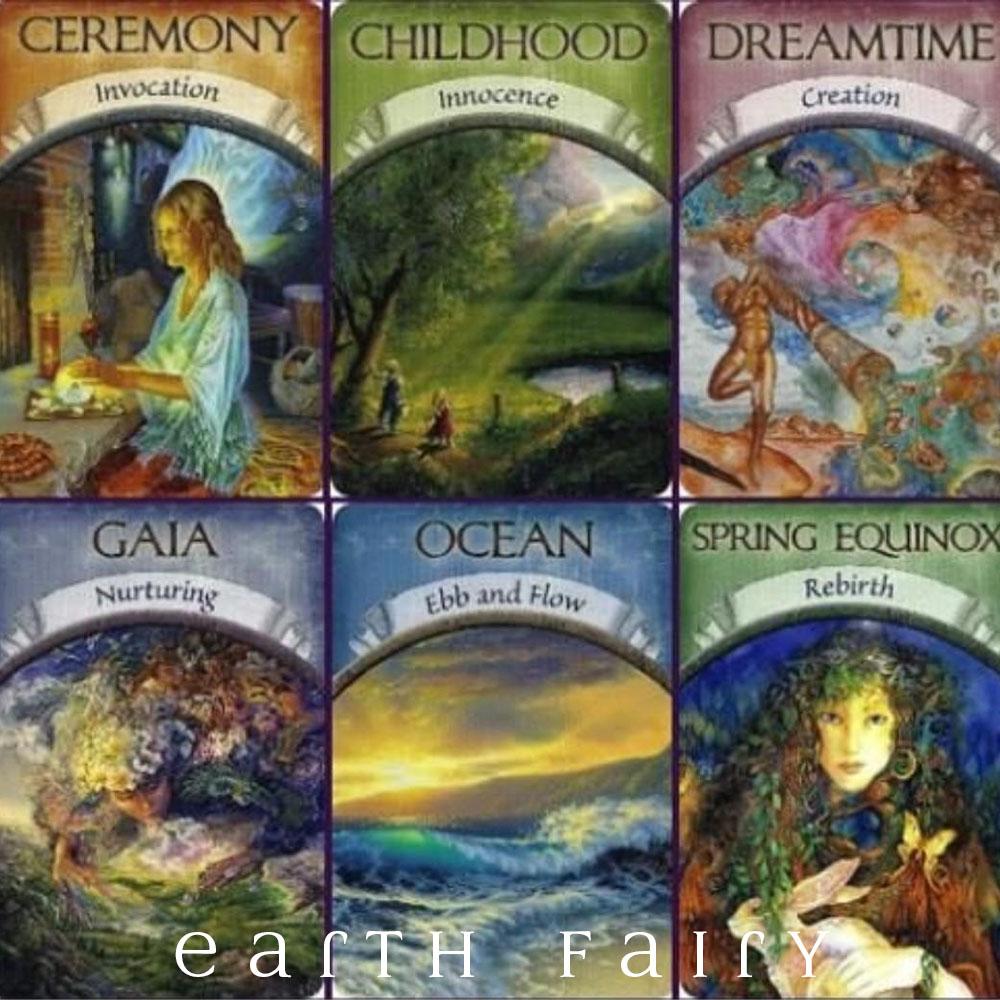 Earth Magic Oracle Cards by Steven D. Farmer - Sample of 6 Cards| Fairy, Tarot &amp; Oracle Cards - Australia | Earth Fairy