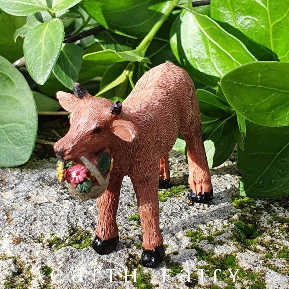 Elsie the Calf, from The Wild Ones miniature animal collection by Earth Fairy