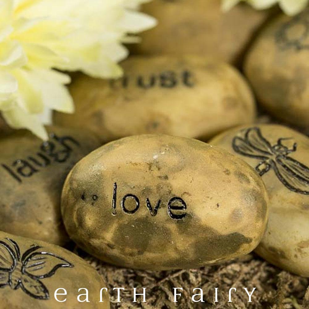 Embellished Mosaic Stones from The Fairy Garden Miniature Landscaping Collection by Earth Fairy