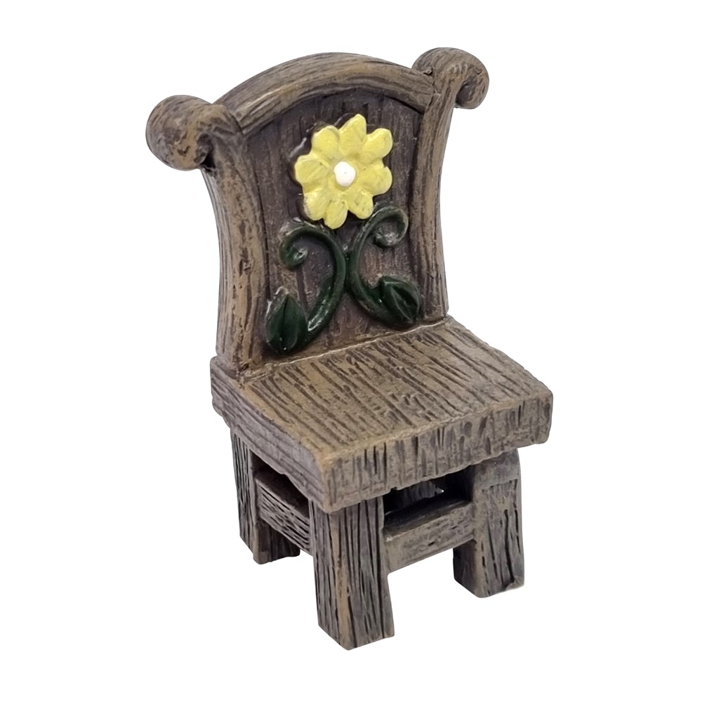 Enchanted Garden Chair - Mini Fairy Garden Furniture Earth Fairy 