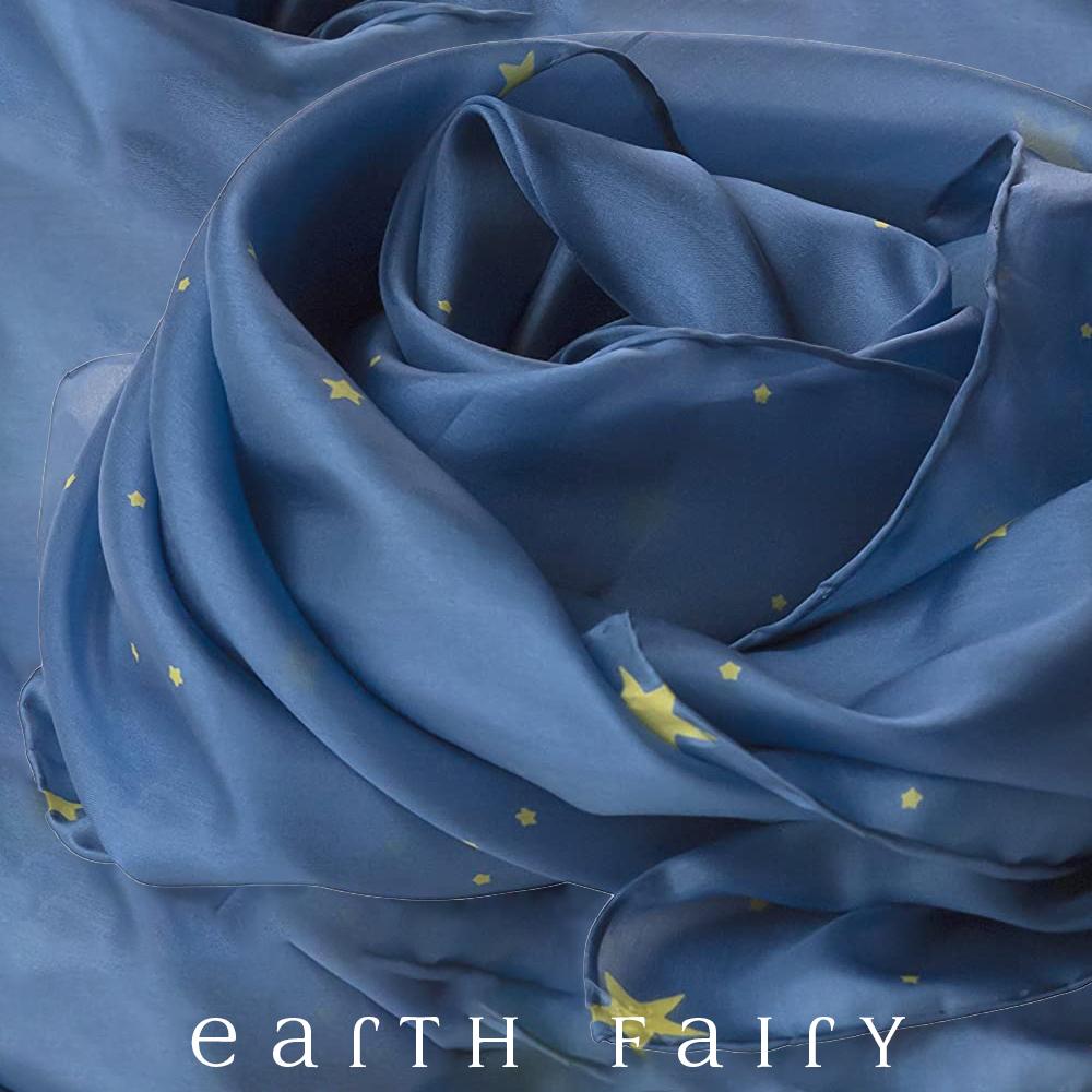 Enchanted Mini Playsilk, 54cm Square in Starry Night, from The Earth Fairy Silk Collection