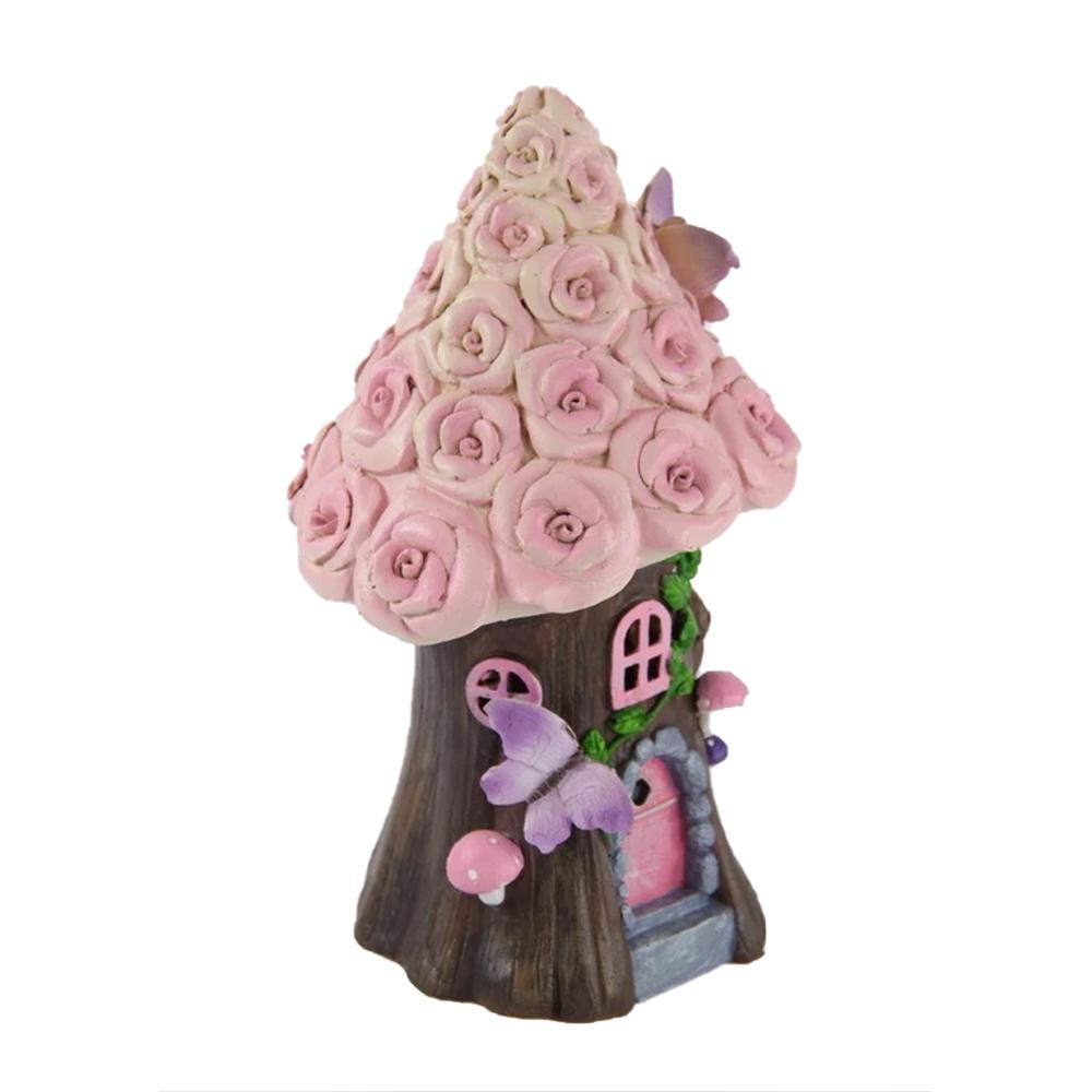 Side View of the Enchanted Rose Fairy Cottage
