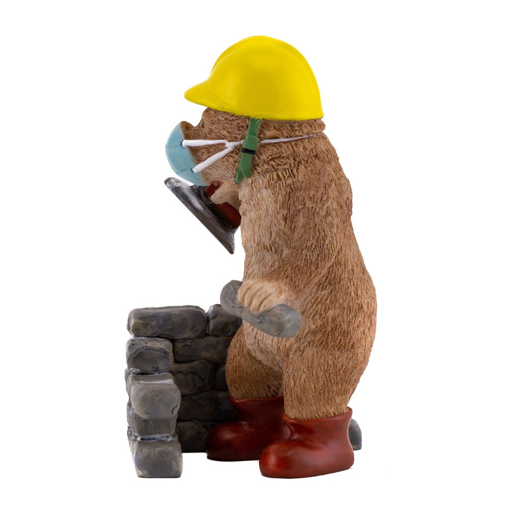 Essential Worker Bear with Mask - Fairy Garden Miniature Figurine