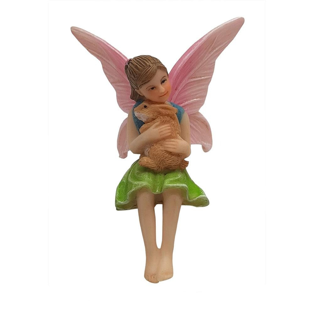 Fairy Ava with Bunny Rabbit | Fairy Gardens - Australia | Earth Fairy