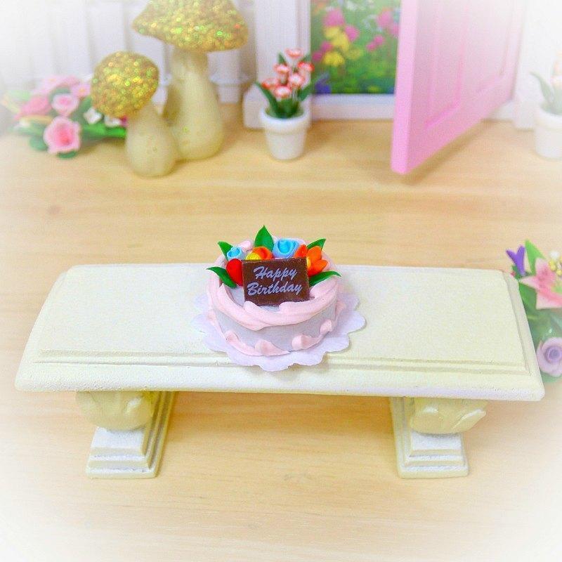 Fairy Gardens Fairy Birthday Cake Pink Earth Fairy