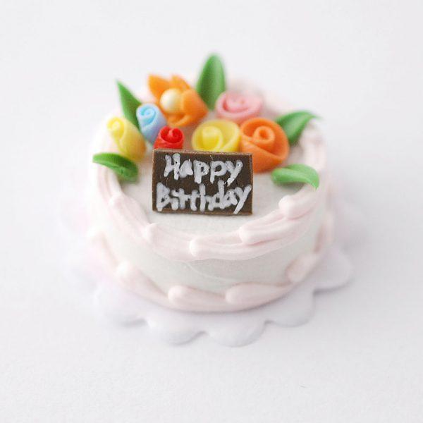 Fairy Gardens Fairy Birthday Cake Pink Earth Fairy