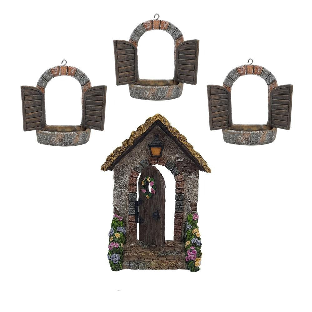 Fairy Door and Window Kit | Fairy Garden Miniatures &amp; Collectibles - Australia | Earth Fairy