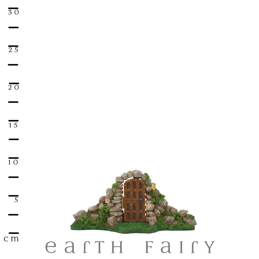Fairy Garden Door with Stone Arch - Mini Fairy Doors, Windows &amp; Mailboxes Earth Fairy 