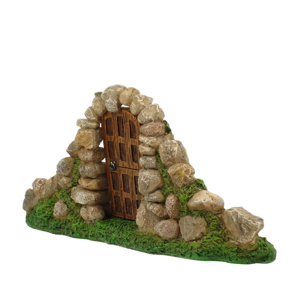 Fairy Garden Door with Stone Arch - Mini Fairy Doors, Windows &amp; Mailboxes Earth Fairy 