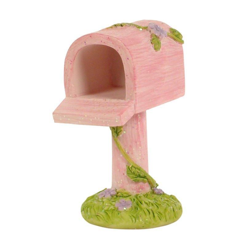 Fairy Gardens Fairy Mail Box Pink Earth Fairy