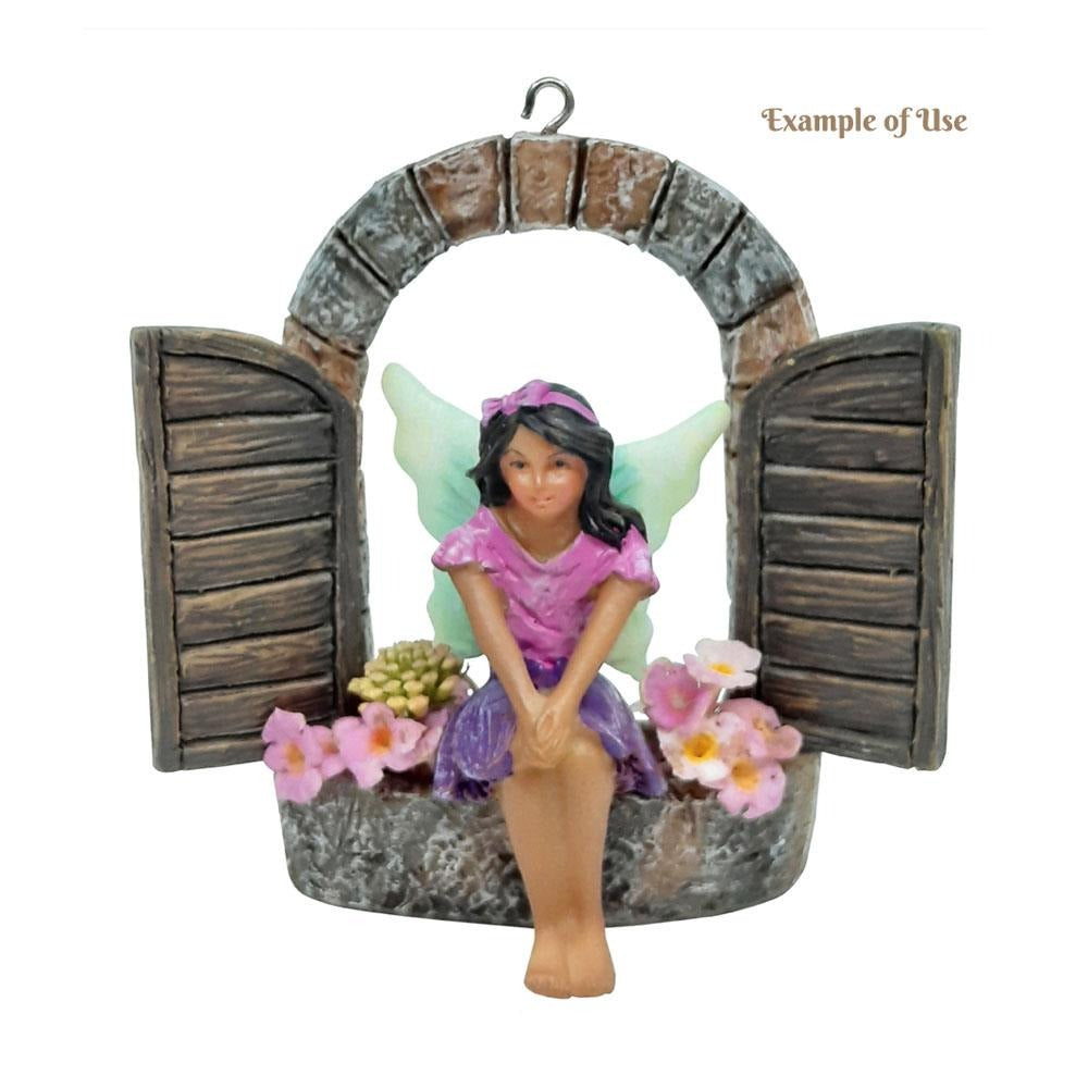 Fairy Window with Planter Box | Fairy Garden Miniatures &amp; Collectibles - Australia | Earth Fairy