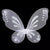 Costume Fairy Wings - White | Elastic armed fairy wings for adults or children