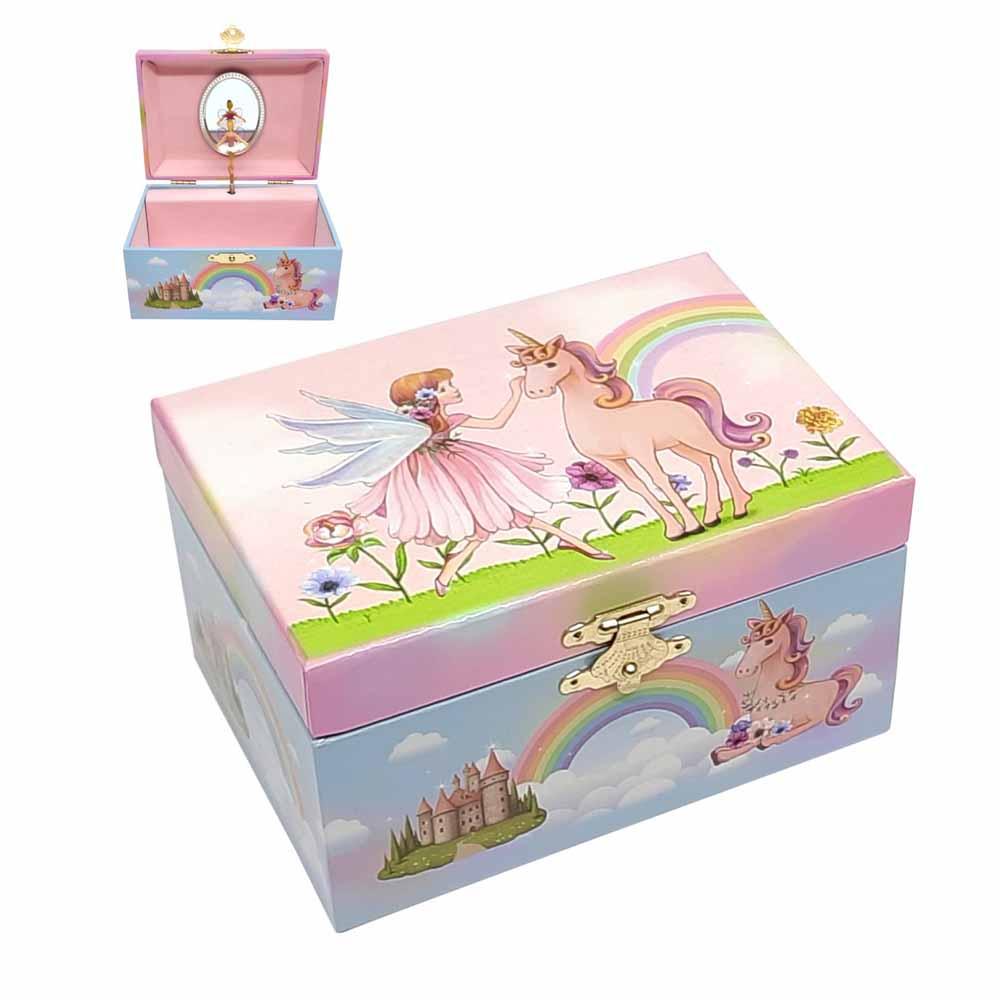 Fairy with Unicorn Jewellery Box Fairy Garden Accessories Earth Fairy 