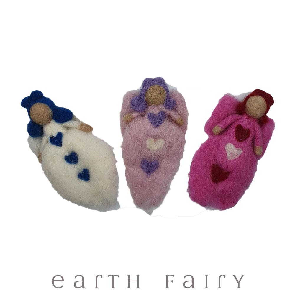 Felt Angels, from The Hand Felted Wool Toy Collection by Earth Fairy