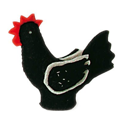 Fairy Play Felt Hen Black Earth Fairy