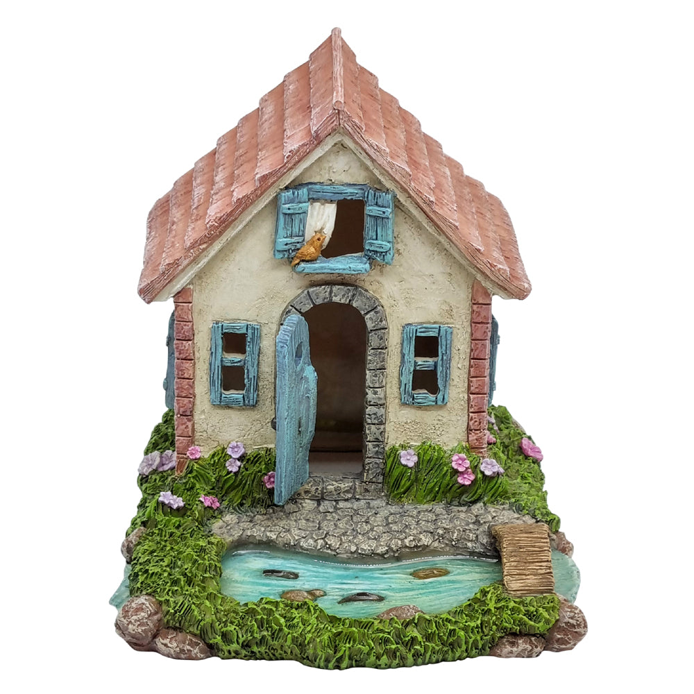 Riverside Fairy Cottage with Opening Door Fairy Houses The Willow Collection 