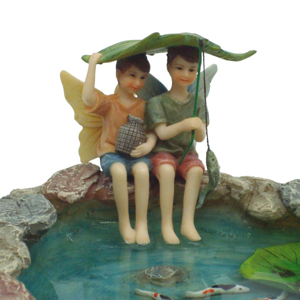 Fishing Fairy Friends| Fairy Garden Figurines - Australia | Earth Fairy