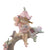 Flower Garden Fairies Sitting on a Branch - Pale Pink & Mint - Set of 2 Figurines
