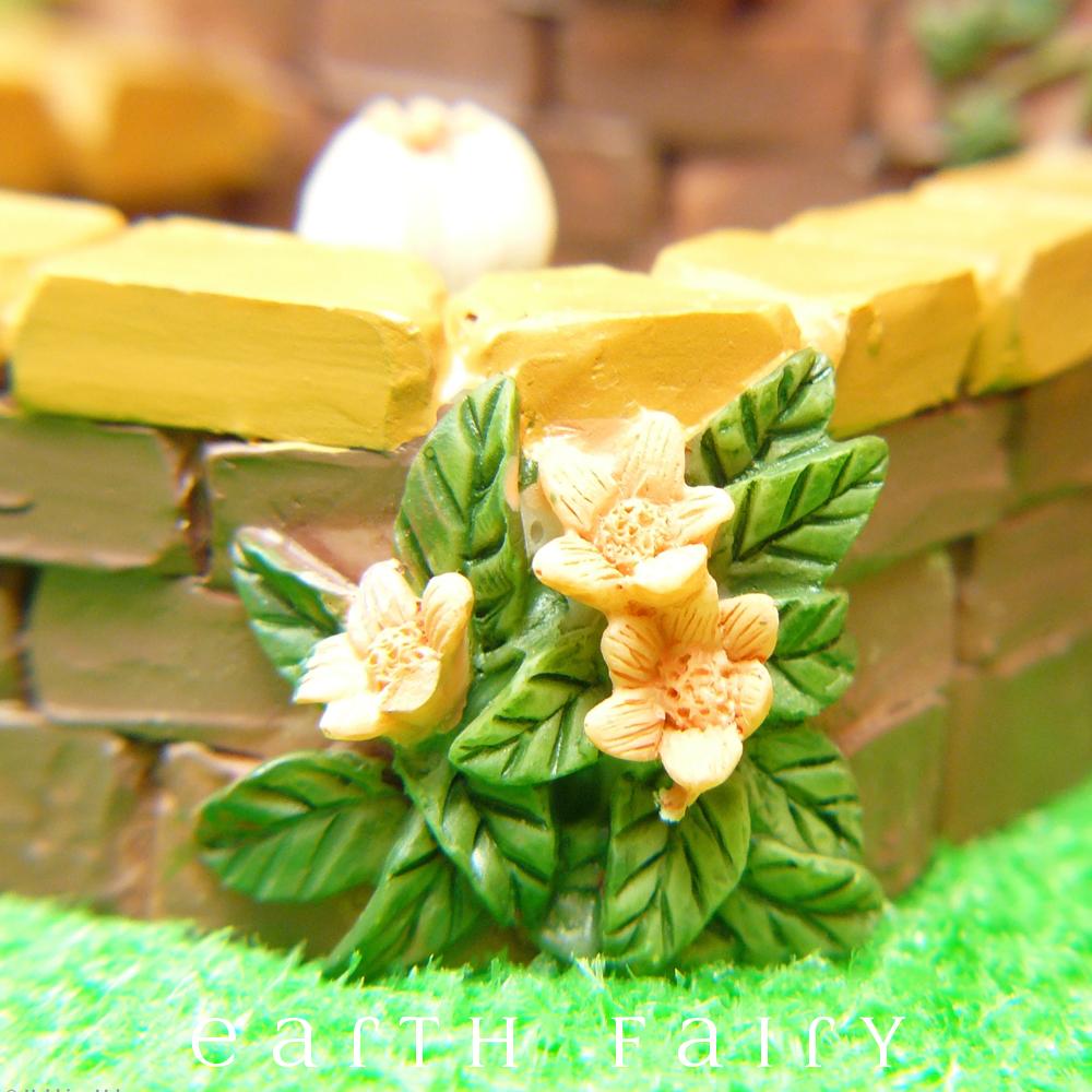 Fountain Pond - Yellow Flower Close Up | Fairy Garden Ponds - Australia | Earth Fairy