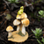 Fairy Gardens Frog on a Cluster of Mushrooms Earth Fairy