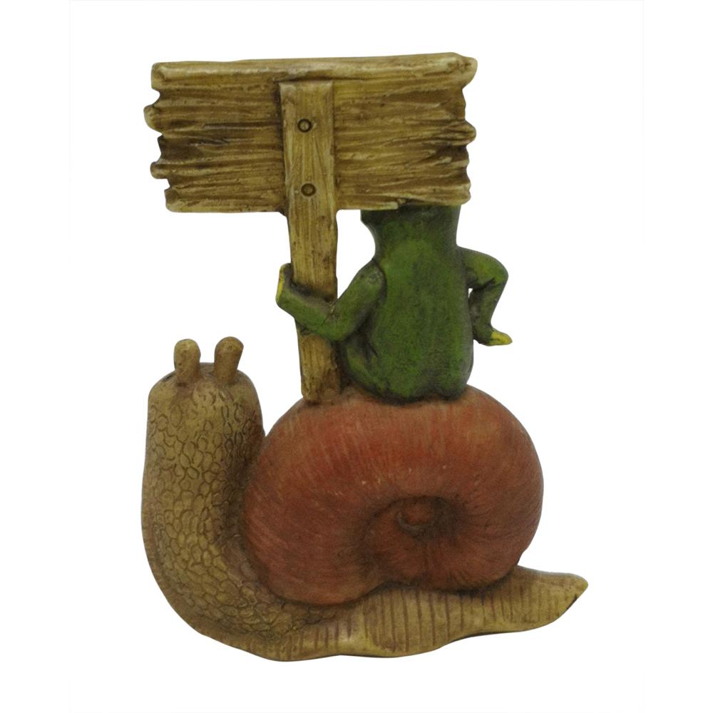 Rear View of the Frog &amp; Snail Welcome Sign