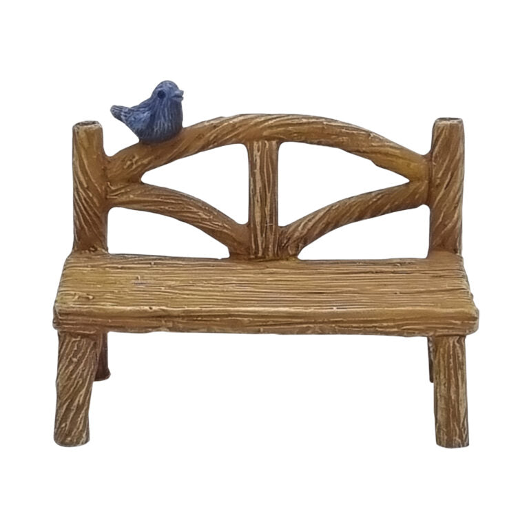 Wooden Bench Fairy Garden Furniture The Willow Collection 