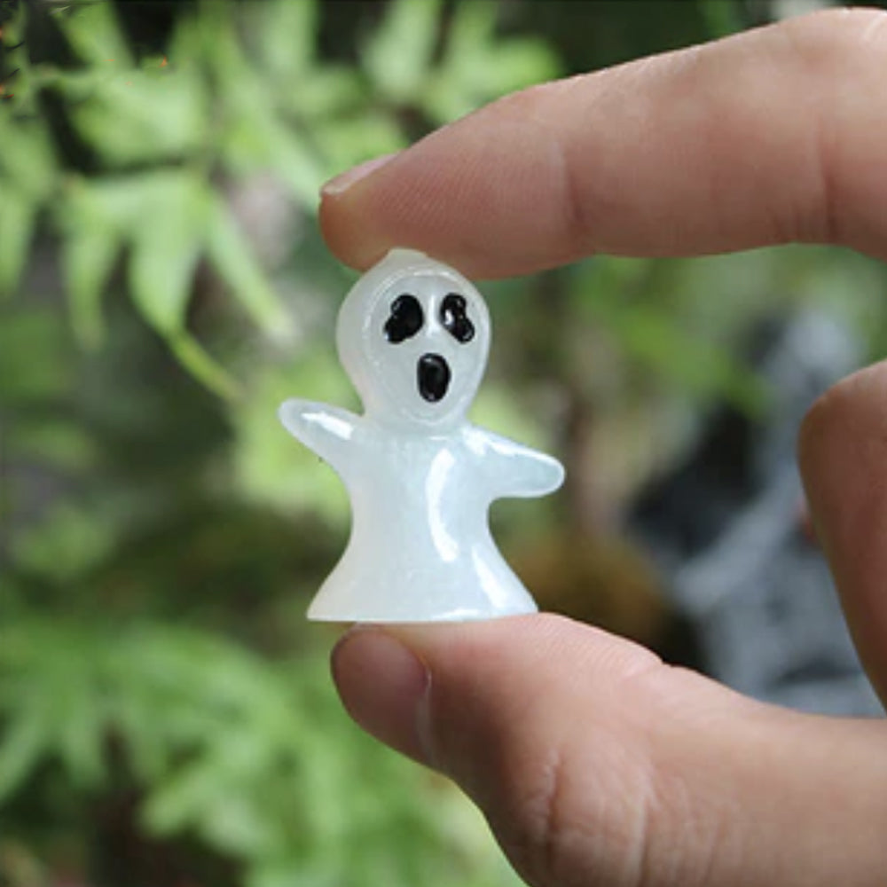 Miniature Ghosts - Glow in the Dark - Set of 4 Figurines