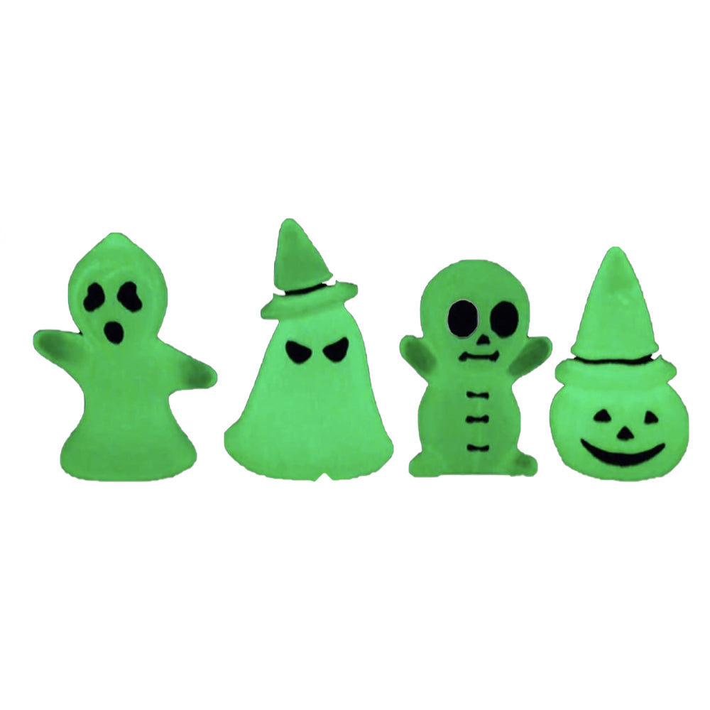 Miniature Ghosts - Glow in the Dark - Set of 4 Figurines