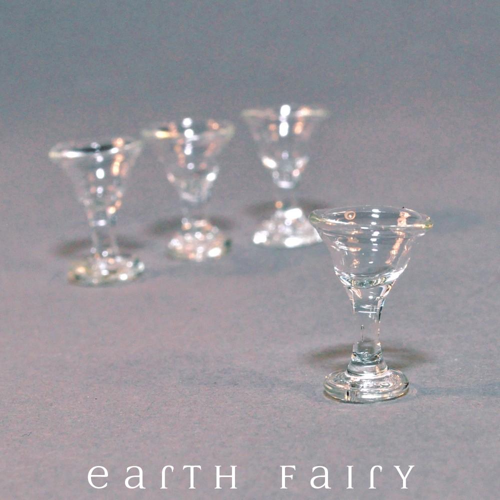 Glasses - Set of 4 | Fairy Garden Miniatures | Earth Fairy  