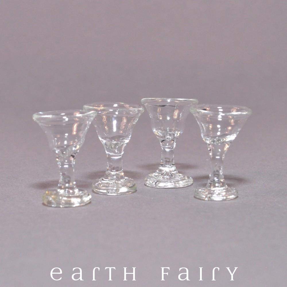 Glasses - Set of 4 | Fairy Garden Miniatures | Earth Fairy  