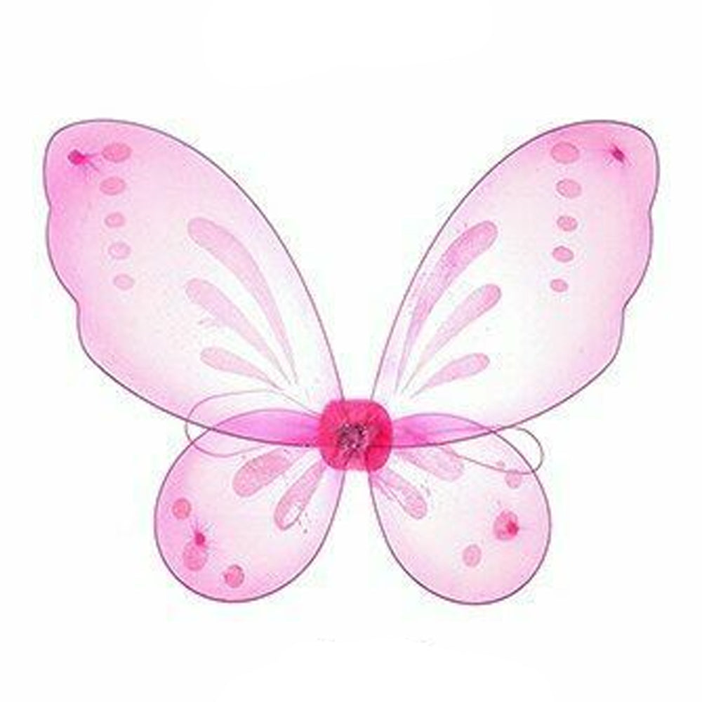 Costume Fairy Wings - Light Pink - with elastic arms and glitter effect