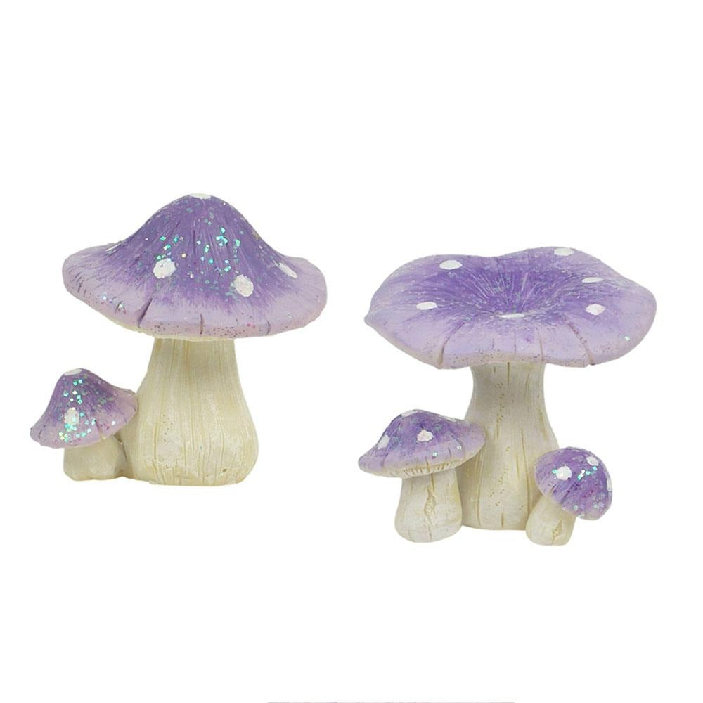 Glitter Mushrooms | Fairy Garden Miniatures &amp; Collectibles - Australia | Earth Fairy
