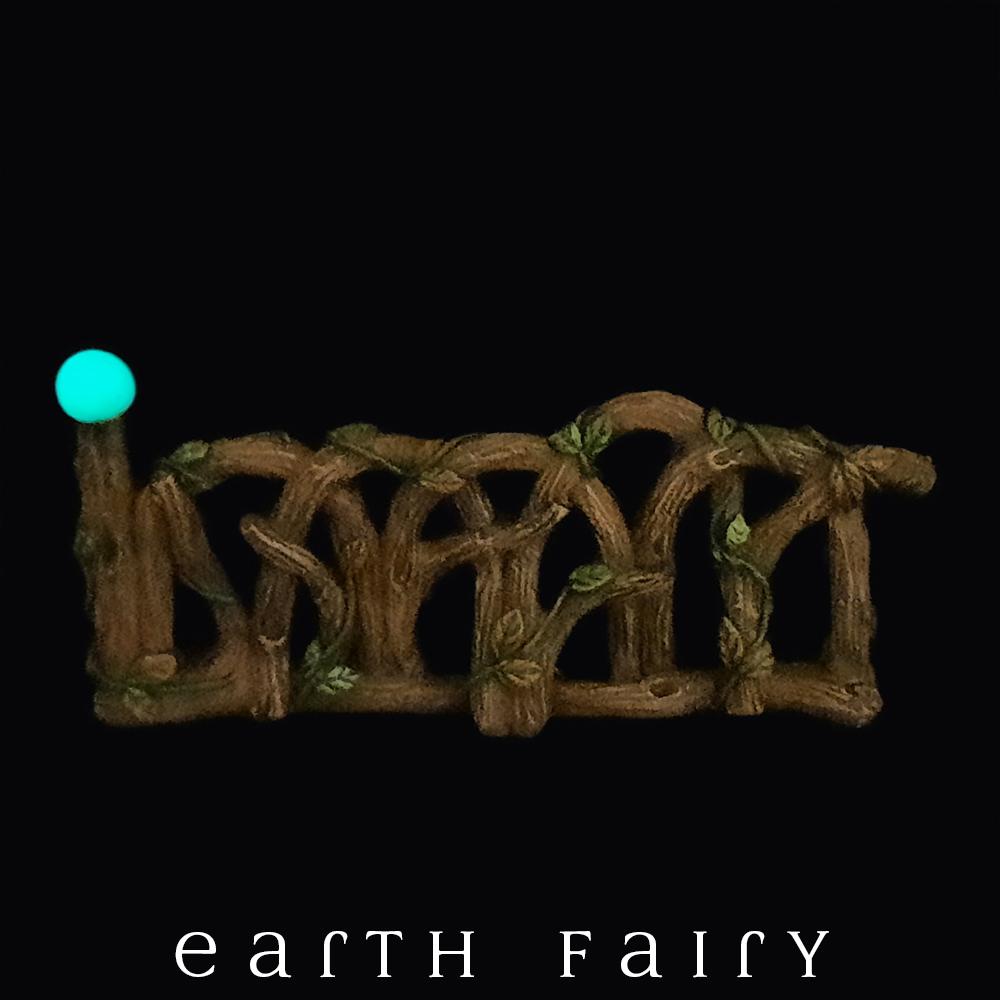 Glow in the Dark Fence, from the Glow Fairy Garden Collection by Earth Fairy