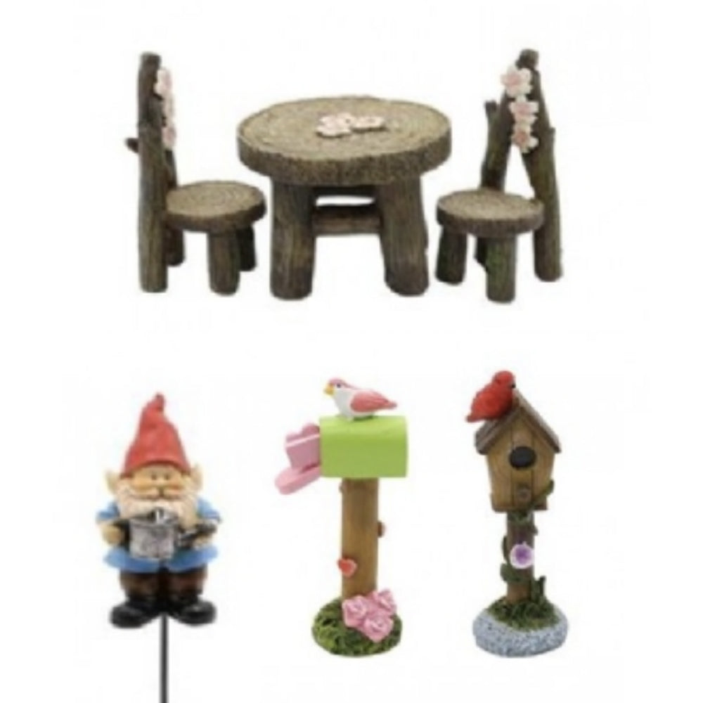 Gnome Mini Kit Fairy Garden Furniture Earth Fairy 